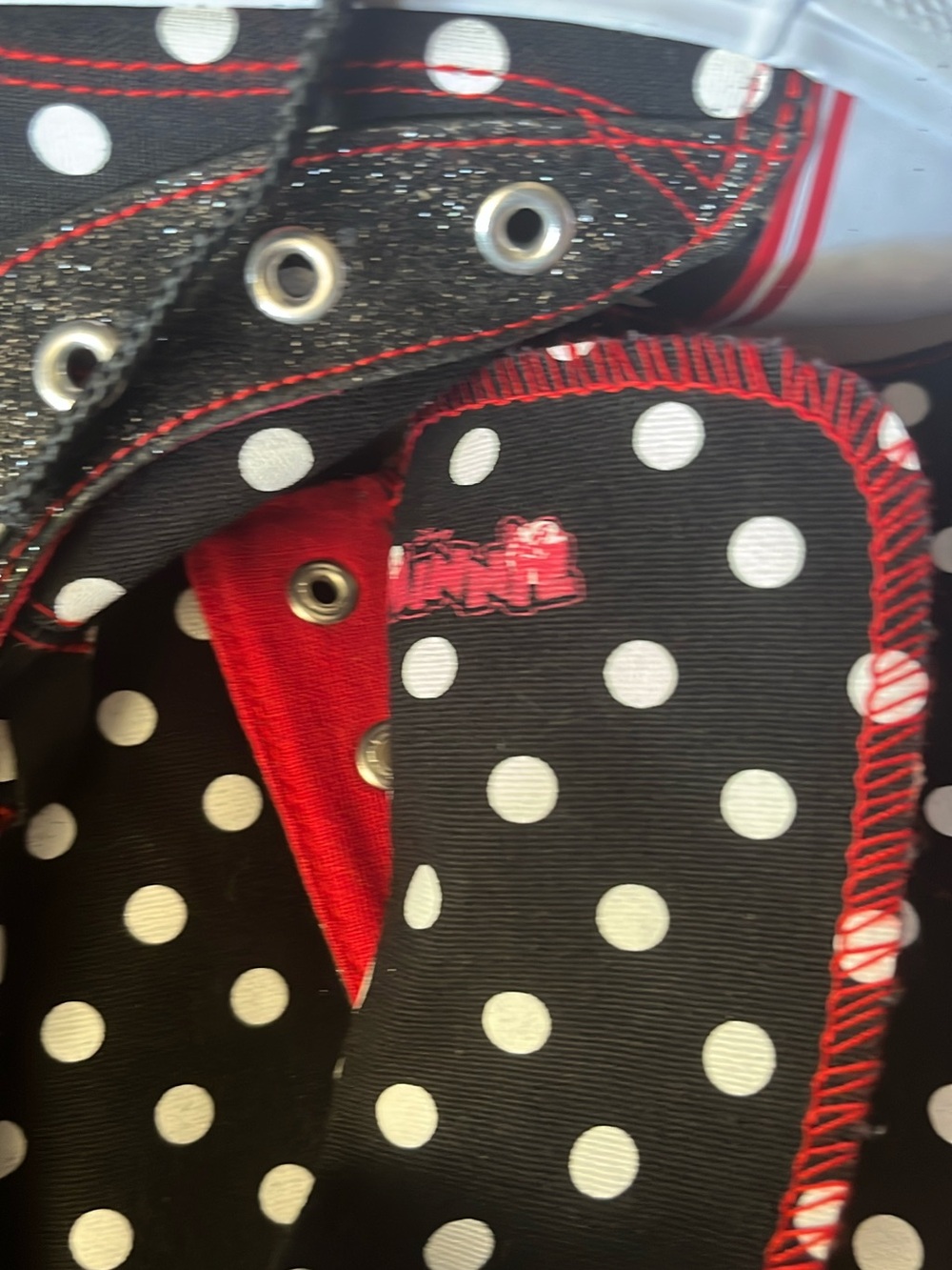 Minnie Mouse Polka Dot Shoes - Black & White - Picture 2 of 6